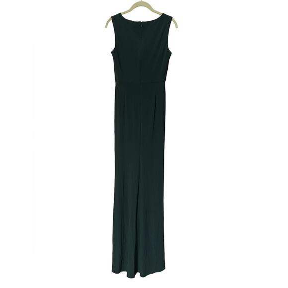 BHLDN Cortine Sleeveless Long Gown Front Slit Dress Forest Green Size 6 NWOT - Picture 5 of 10